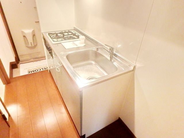 キッチン　★グリル付き２口ガスシステムキッチン★