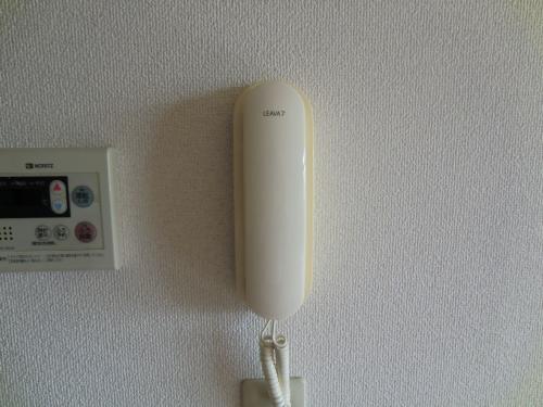 セキュリティ　来客の際に安心のインターホンです。