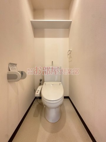 トイレ　ゆったりとした空間のトイレです