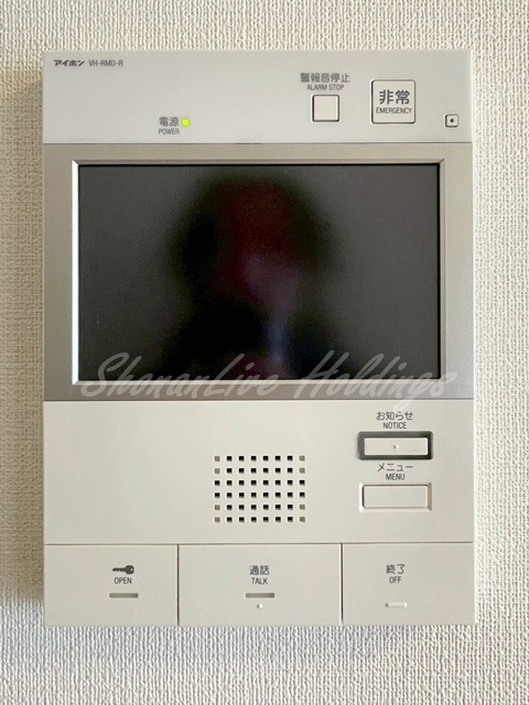 セキュリティ　モニター付きインターホン♪
