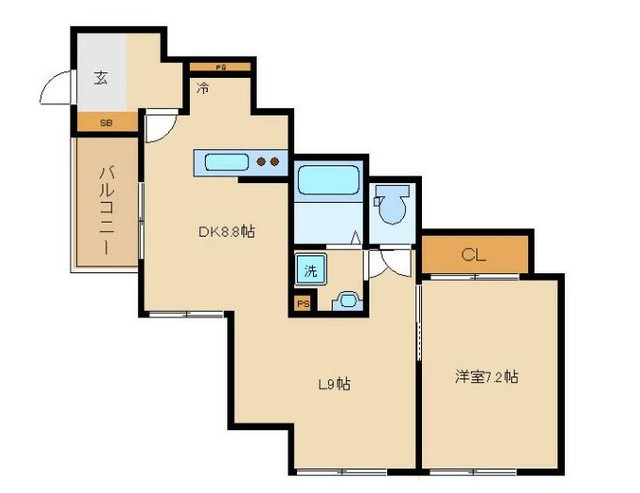 戸越BIG RESIDENCEの間取り写真