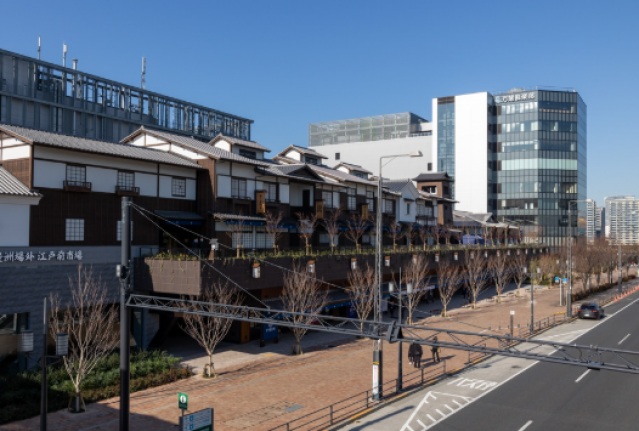 ショッピングセンター　豊洲千客万来豊洲場外江戸前市場（ショッピングセンター）まで1416m