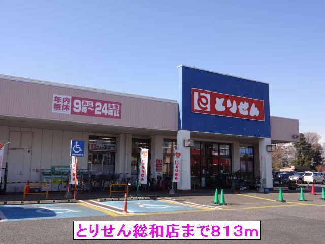 スーパー　とりせん総和店（スーパー）まで813m