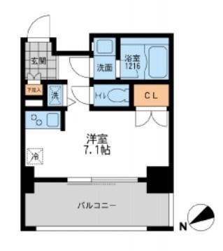 プライマル三軒茶屋の間取り写真