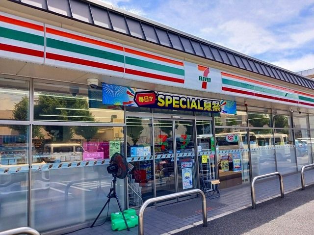 コンビニ　セブンイレブン 京都上久世店（コンビニ）まで450m