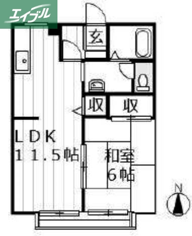 リモージュ青江の間取り写真
