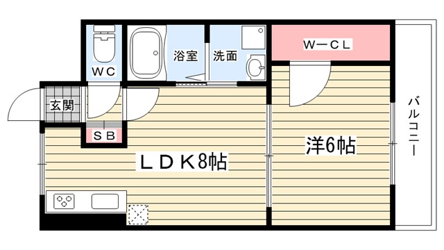 笹部ハイツの間取り写真