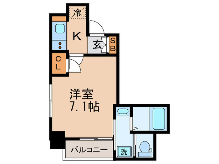 LiveCasa早稲田の間取り写真