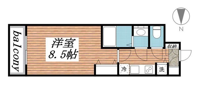 京急本線 泉岳寺駅 徒歩1分 12階建 築29年の間取り写真
