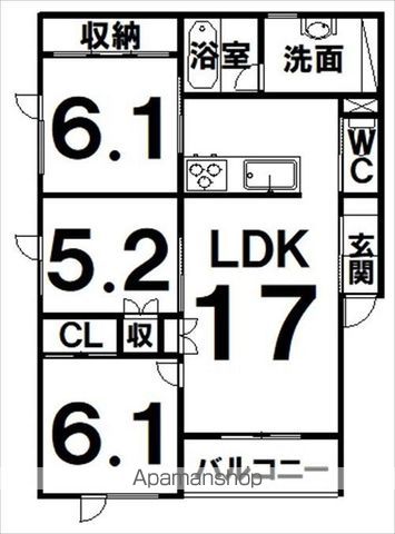 TOWN QUALIORの間取り写真