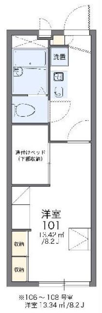 レオパレスベガIIIの間取り写真