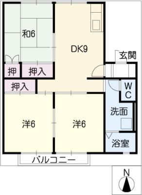 エクセルHAMADAの間取り写真