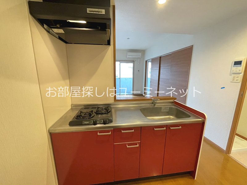 鹿児島市電唐湊線 都通駅 徒歩4分 6階建 築11年のキッチン写真
