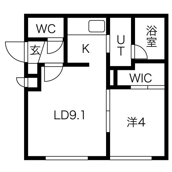 Pine hills琴似の間取り写真