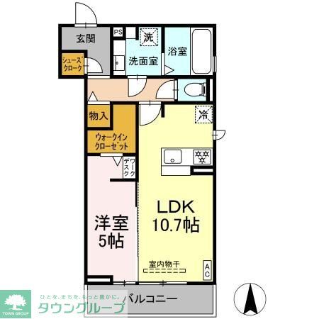 D-ROOMアドバンス十王町の間取り写真