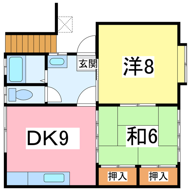 マインハイムあじさいの間取り