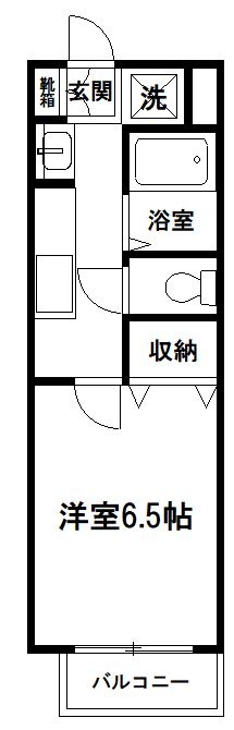 鴻巣市栄町のアパートの間取り