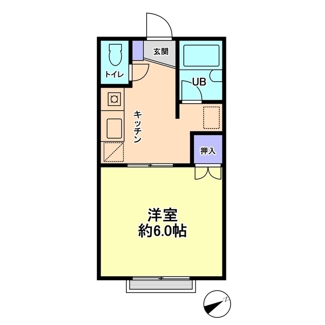 信開セルーラ上本折の間取り