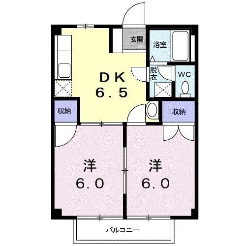 フォレスト山代Ａの間取り