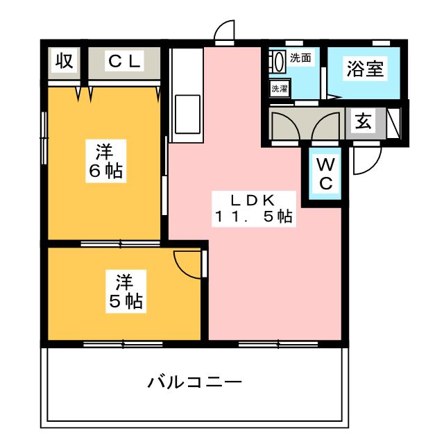 【ウィステリア天白　Ａ棟の間取り】