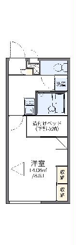 レオパレスグリーンの間取り