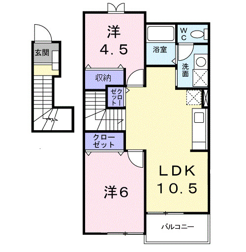 ファミール茶屋町の間取り