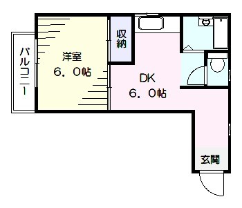 ハウス岩崎の間取り