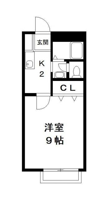 柏市みどり台のアパートの間取り