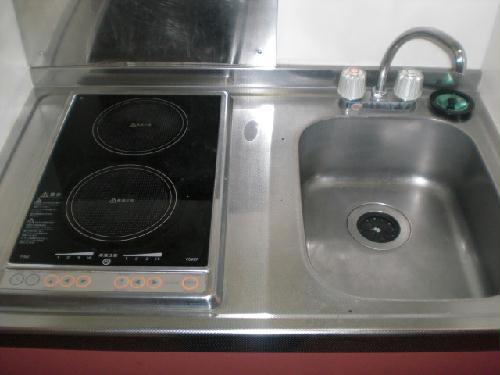 キッチン　２口電気コンロ