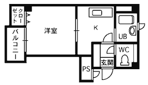 エクシード1の間取り