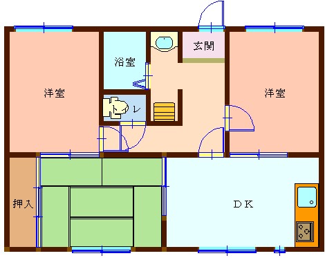 十日市マンションの間取り