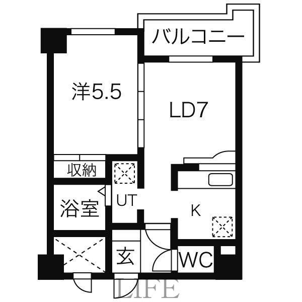 パースコートの間取り