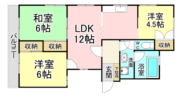 櫻山の間取り