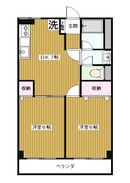 メゾン高橋の間取り