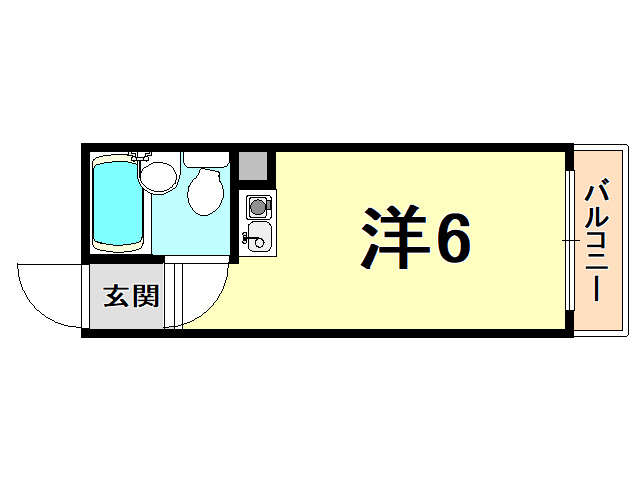 芦屋市浜町のマンションの間取り