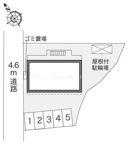 【レオパレスマルスンIIのエントランス】