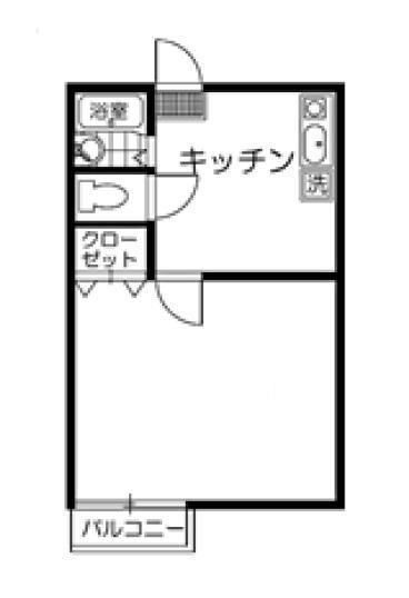 揖保郡太子町東南のアパートの間取り