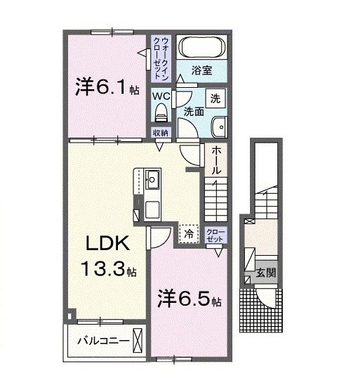 鷹巣アパートIの間取り