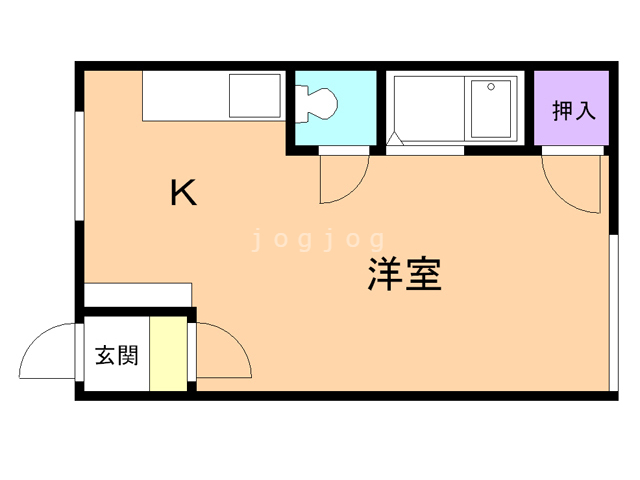 美唄総合ハイツの間取り