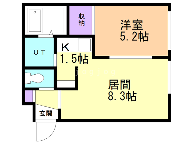 【ＭＯＣＯ　ＢＬＡＣＫの間取り】