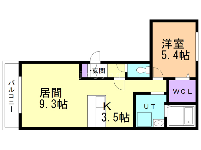 ヴェンツェルの間取り