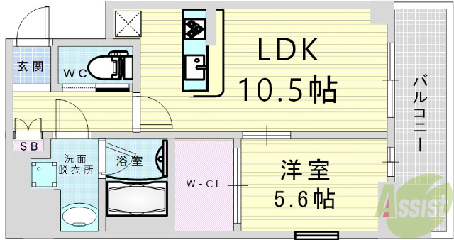 La Douceur天満（旧プレジオ天満）の間取り