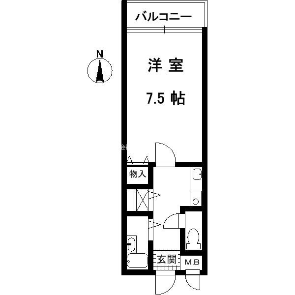 カサ御影の間取り