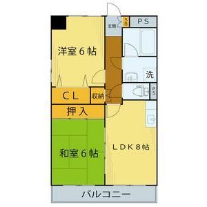 カサデ米ケ袋の間取り