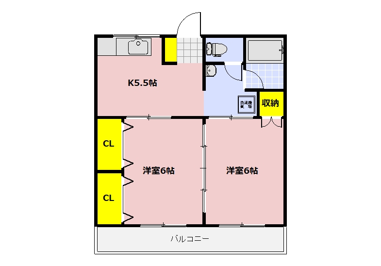 成出ハイツの間取り