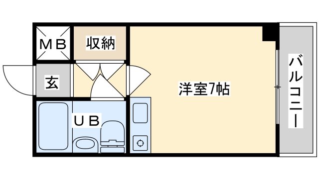 高槻市宮野町のマンションの間取り