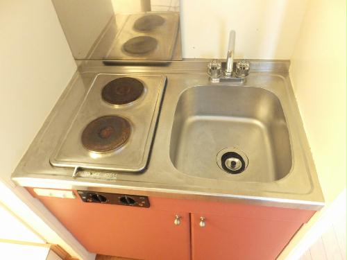 キッチン　電気コンロです♪