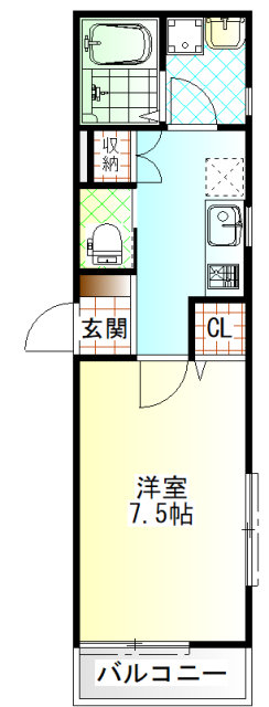 セレーノ中里の間取り