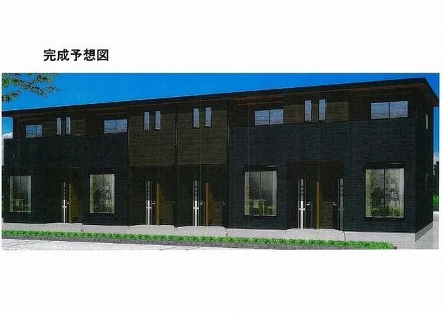 東広島市西条町田口のアパートの建物外観