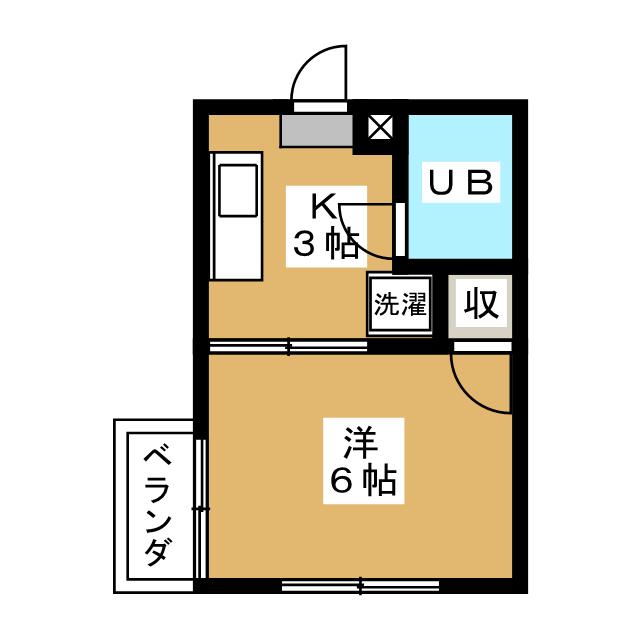 目黒区目黒のマンションの間取り